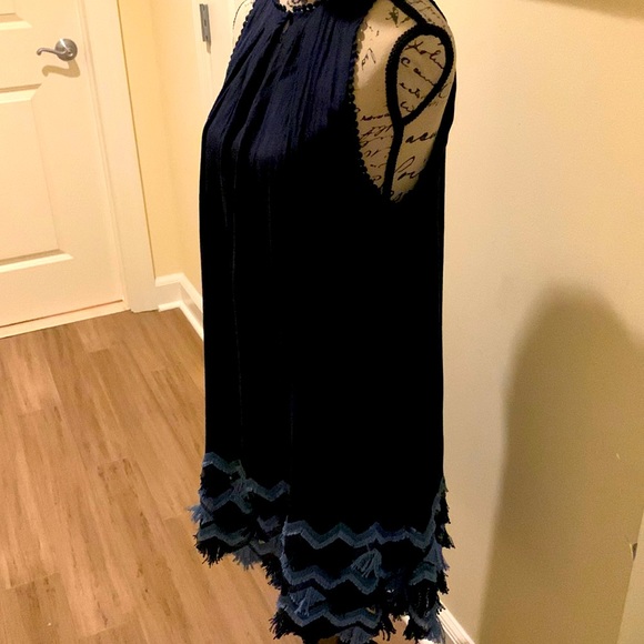 Navy Blue with sequins details - Maeve - Picture 1 of 3